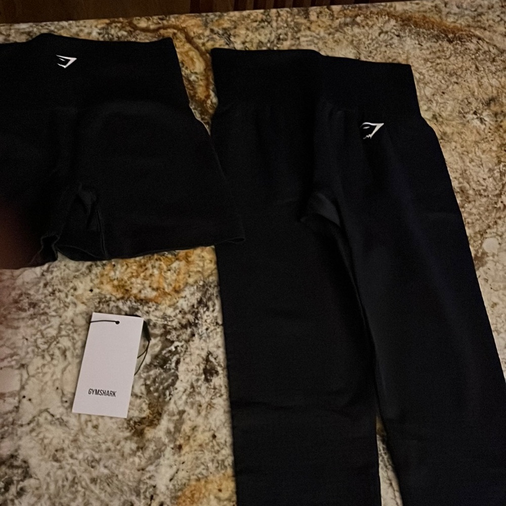 Gymshark Size Small 1 Leggings and 1 Shorts New Without Tags